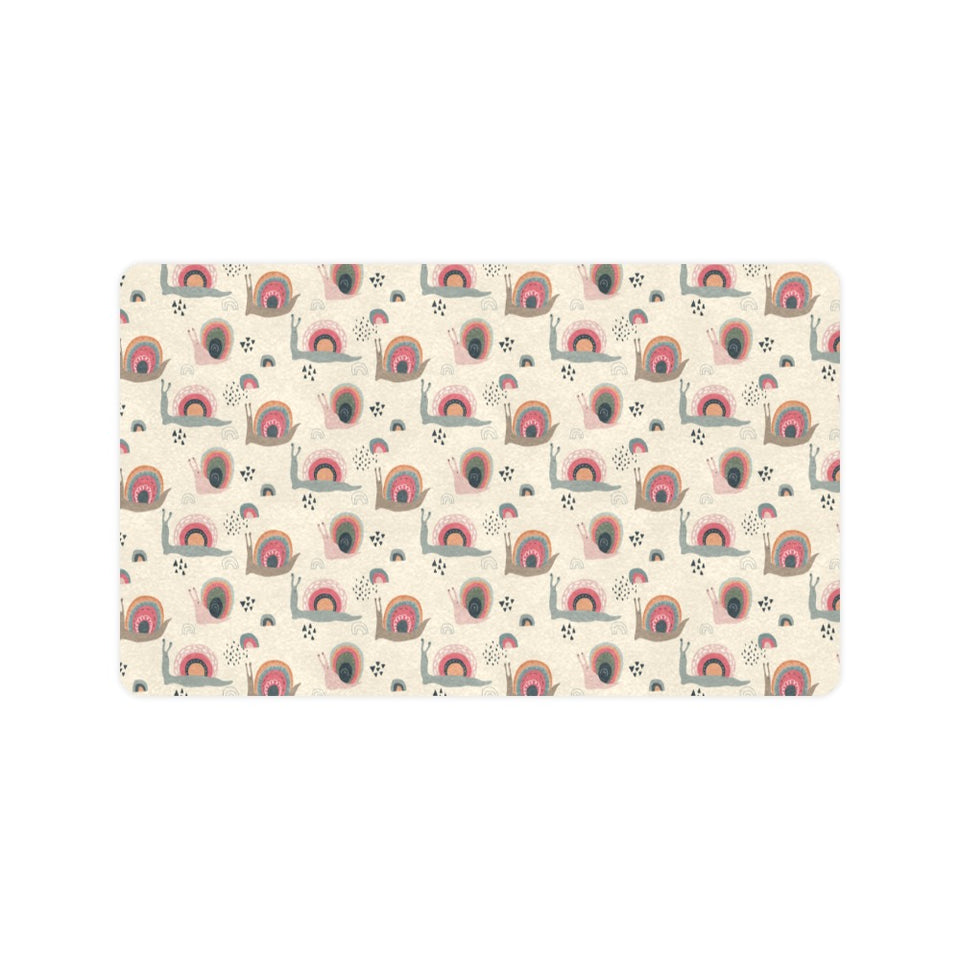 Snail Pattern Print Design 04 Doormat