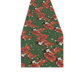 Squirrel Pattern Print Design 03 Table Runner