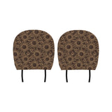 Sun Pattern Theme Car Headrest Cover