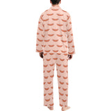 Sausage Pattern Print Design 01 Men's Long Pajama Set