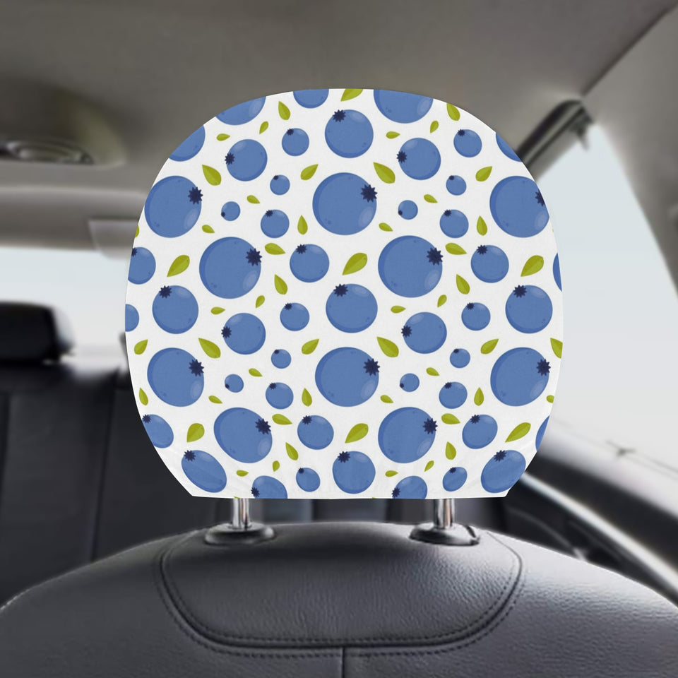 Blueberry Pattern Car Headrest Cover