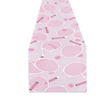 Tennis Pattern Print Design 02 Table Runner