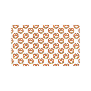 Pretzels Pattern Print Design 03 Doormat