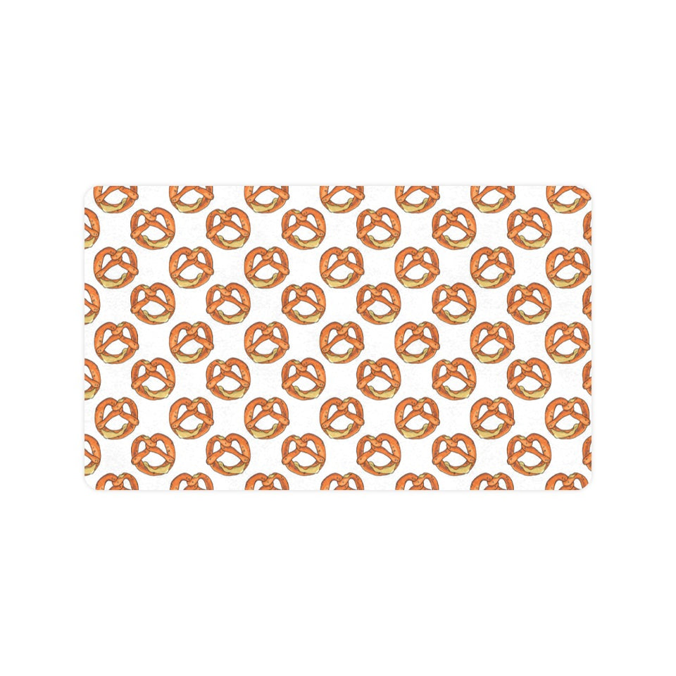 Pretzels Pattern Print Design 03 Doormat