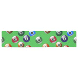 Billiard Ball Pattern Print Design 02 Table Runner