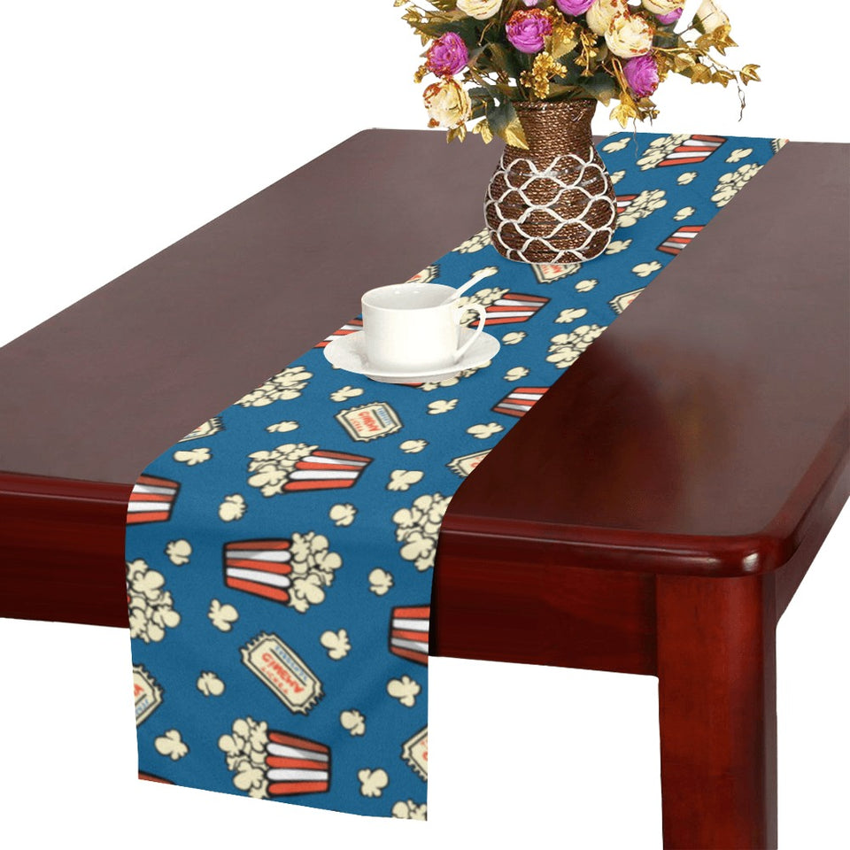 Popcorn Pattern Print Design 03 Table Runner