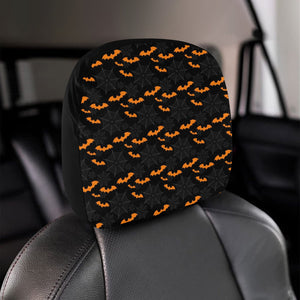 Cobweb Spider Web Bat Pattern Car Headrest Cover