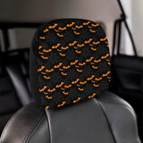 Cobweb Spider Web Bat Pattern Car Headrest Cover