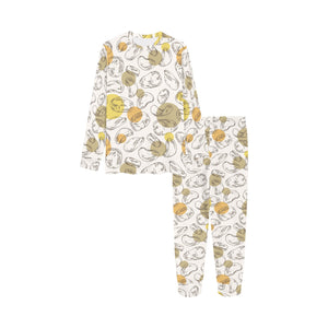 Potato Chips Pattern Print Design 02 Kids' Boys' Girls' All Over Print Pajama Set