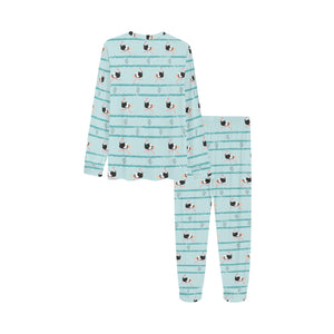 Ostrich Pattern Print Design 04 Kids' Boys' Girls' All Over Print Pajama Set