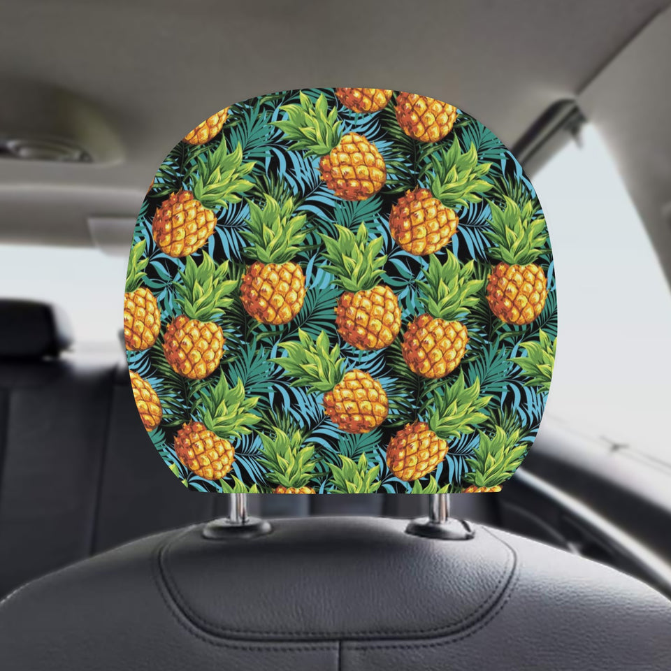 Pineapple Pattern Car Headrest Cover