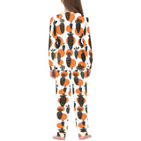 Carrot Pattern Print Design 02 Kids' Boys' Girls' All Over Print Pajama Set