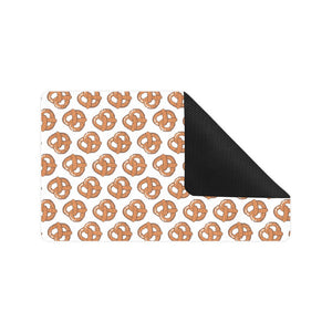 Pretzels Pattern Print Design 05 Doormat