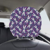 Cute Dragonfly Pattern Car Headrest Cover