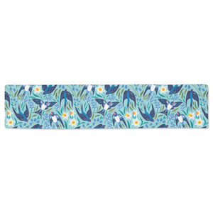 Swallow Pattern Print Design 05 Table Runner