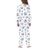 Dice Pattern Print Design 03 Kids' Boys' Girls' All Over Print Pajama Set