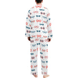 Sun Glasses Pattern Print Design 02 Men's Long Pajama Set