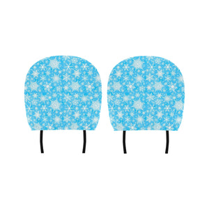 Snowflake Pattern Car Headrest Cover