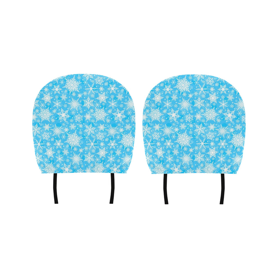 Snowflake Pattern Car Headrest Cover