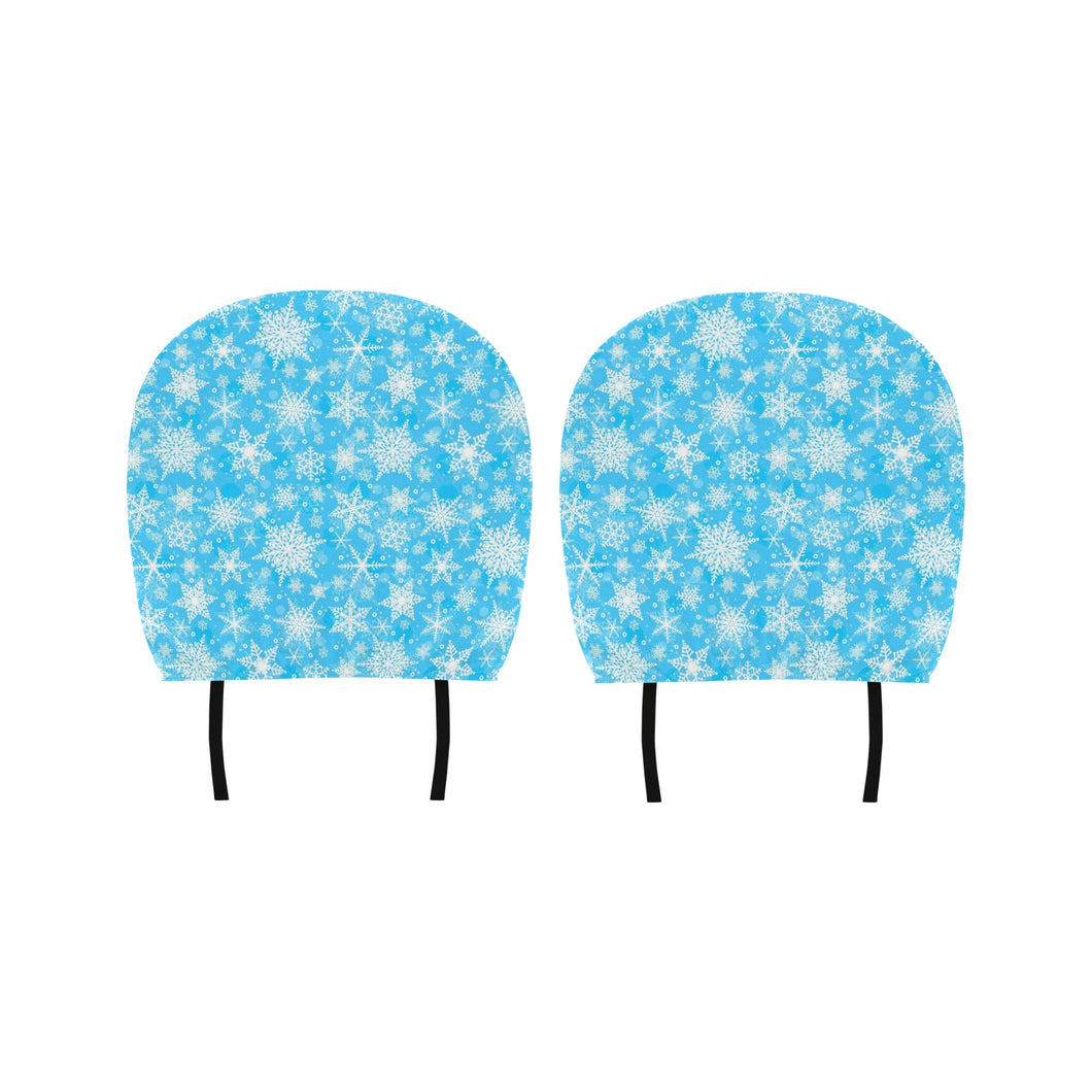 Snowflake Pattern Car Headrest Cover