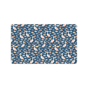 Pelican Pattern Print Design 01 Doormat