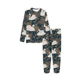 Swan Pattern Kids' Boys' Girls' All Over Print Pajama Set