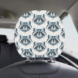 Raccoon Head Pattern Car Headrest Cover