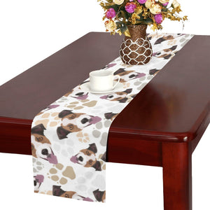 Jack Russel Pattern Print Design 05 Table Runner