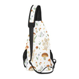 Mushroom Pattern Theme All Over Print Chest Bag