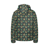 Horseshoes Pattern Print Design 04 Kids' Boys' Girls' Padded Hooded Jacket