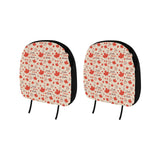 Canada Pattern Print Design 02 Car Headrest Cover