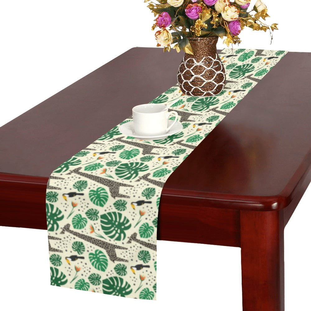 Giraffe Pattern Print Design 02 Table Runner