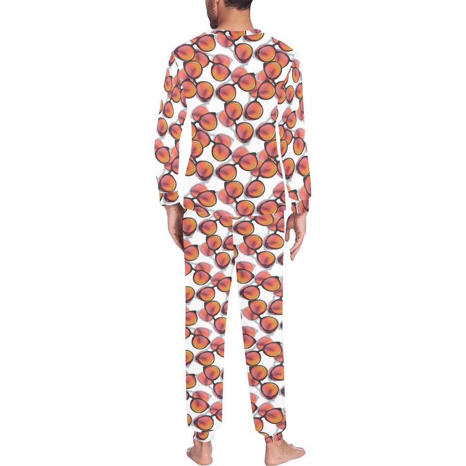 Sun Glasses Pattern Print Design 01 Men's All Over Print Pajama