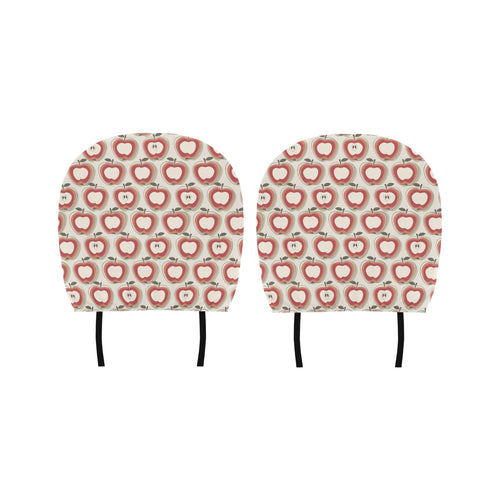 Red Apple Pattern Car Headrest Cover