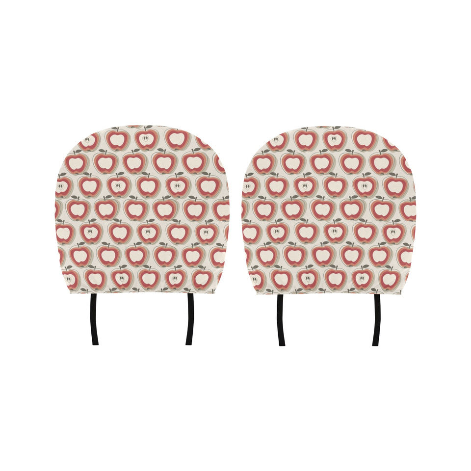 Red Apple Pattern Car Headrest Cover