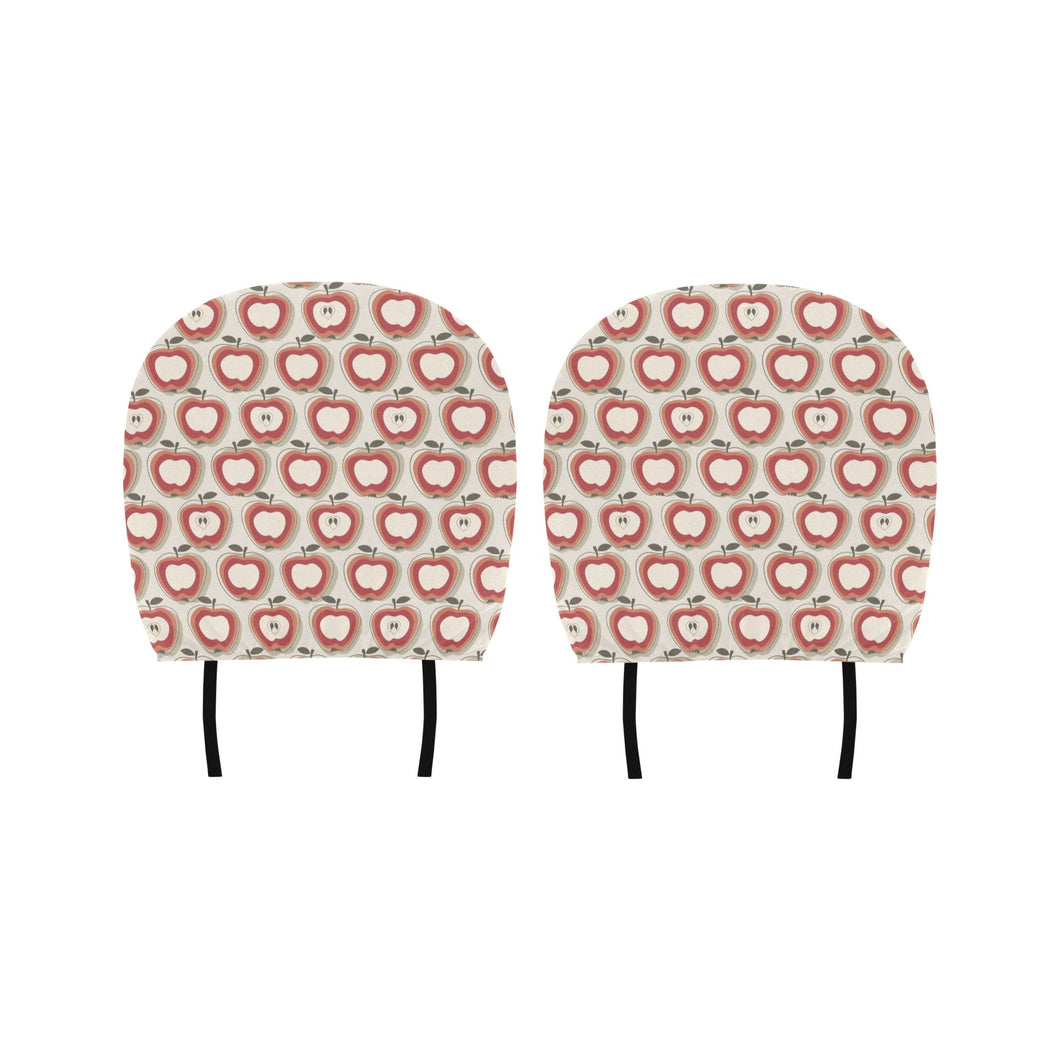 Red Apple Pattern Car Headrest Cover