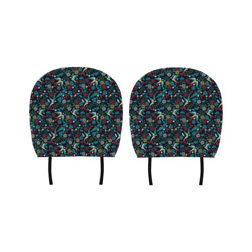 Swallow Pattern Print Design 04 Car Headrest Cover