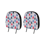 Christmas Tree Star Pattern Car Headrest Cover