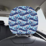 Whale Starfish Pattern Car Headrest Cover