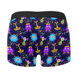 Alien Pattern Print Design 01 Men's All Over Print Boxer Briefs Men's Underwear