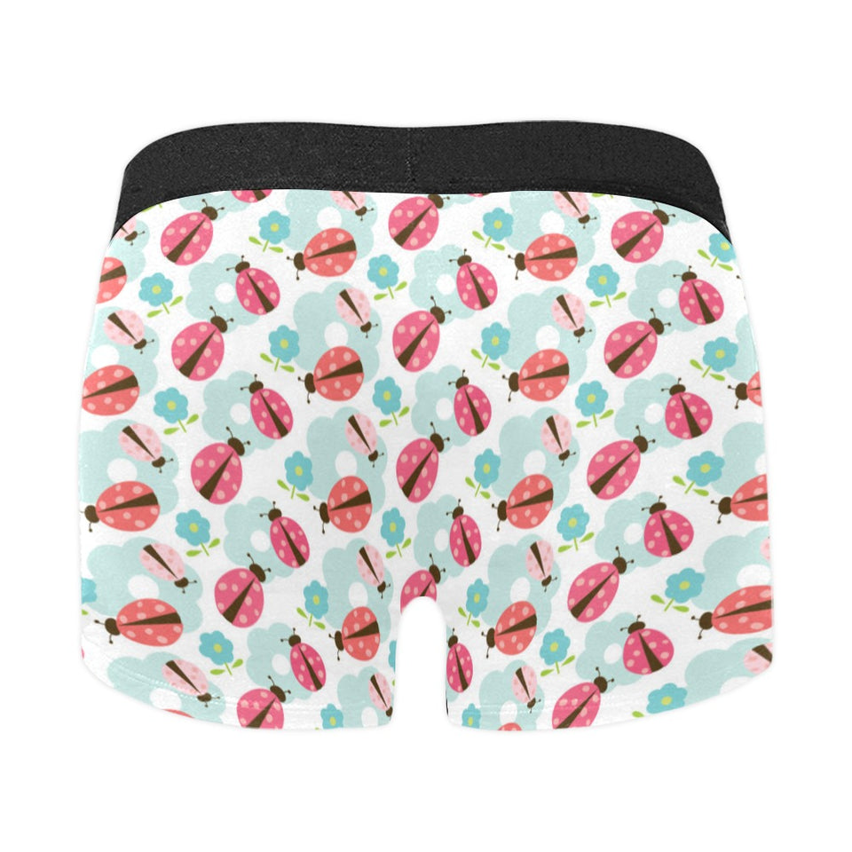 Ladybug Pattern Print Design 03 Men's All Over Print Boxer Briefs Men's Underwear