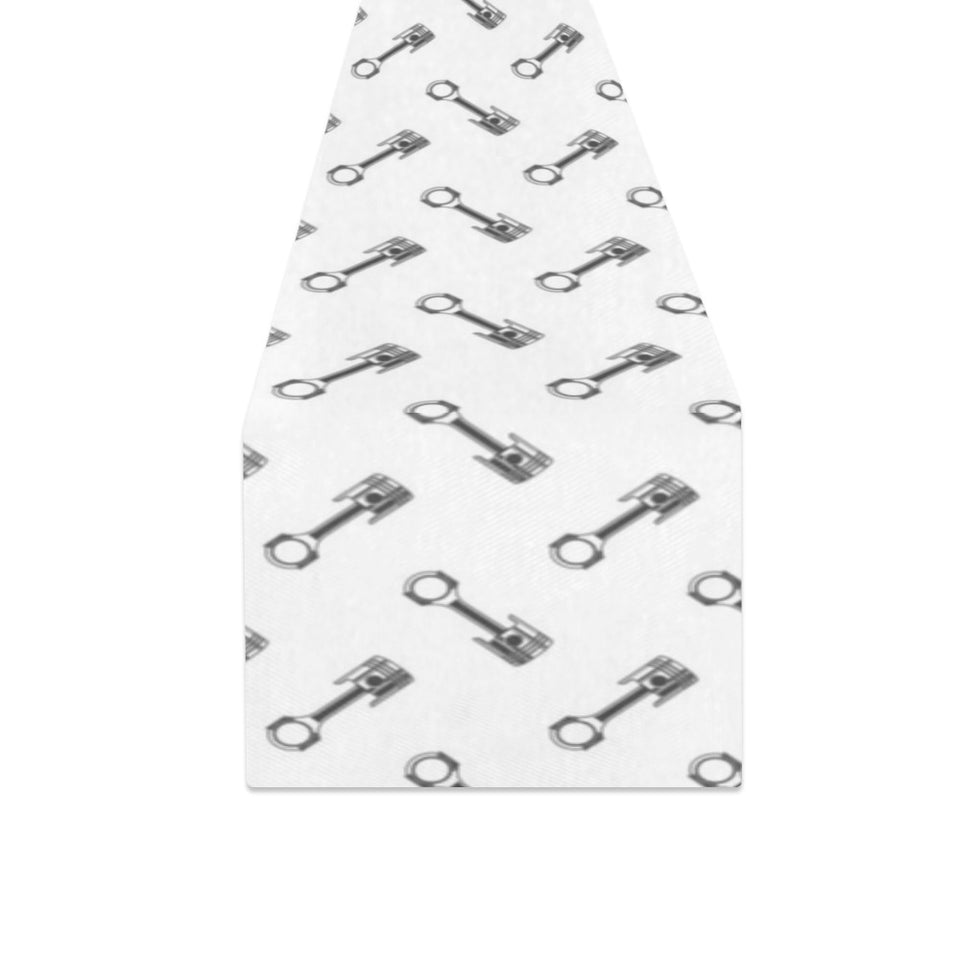 Engine Piston Pattern Print Design 02 Table Runner