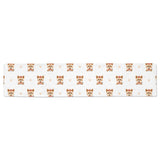 Yorkshire Terrier Pattern Print Design 03 Table Runner