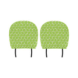 Sliced Kiwi Pattern Background Car Headrest Cover