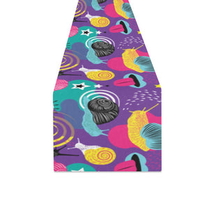 Snail Pattern Print Design 02 Table Runner