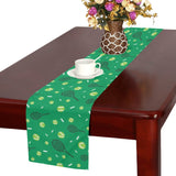 Tennis Pattern Print Design 03 Table Runner