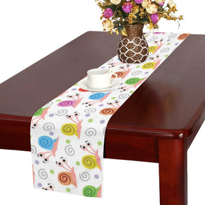 Snail Pattern Print Design 05 Table Runner