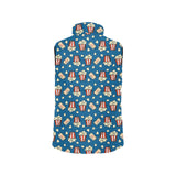 Popcorn Pattern Print Design 03 Men's Padded Vest