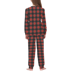 Canada Pattern Print Design 01 Kids' Boys' Girls' All Over Print Pajama Set