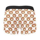 Pretzels Pattern Print Design 03 Men's All Over Print Boxer Briefs Men's Underwear